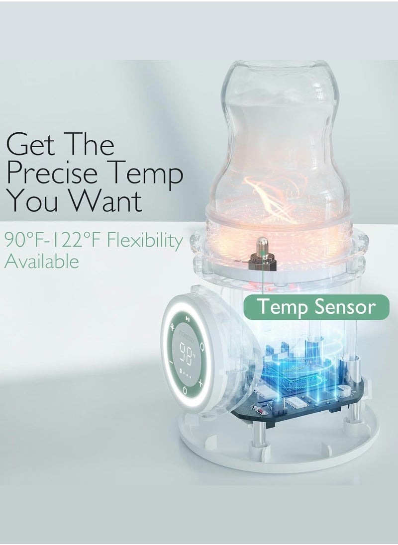 Portable Double Leak-Proof Travel Baby Bottle Warmer With Fast Heating For Dr. Brown, Philips Avent, Medala, Tommee Tippee, Comotomo