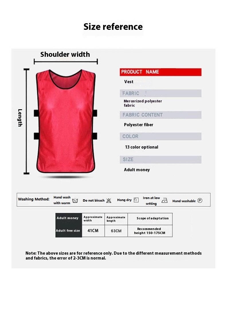 Sports Pinnies Numbered Practice Vest Pennies For Soccer Basketball Jersey Bibs,Set Of 12 Youth Adults Team