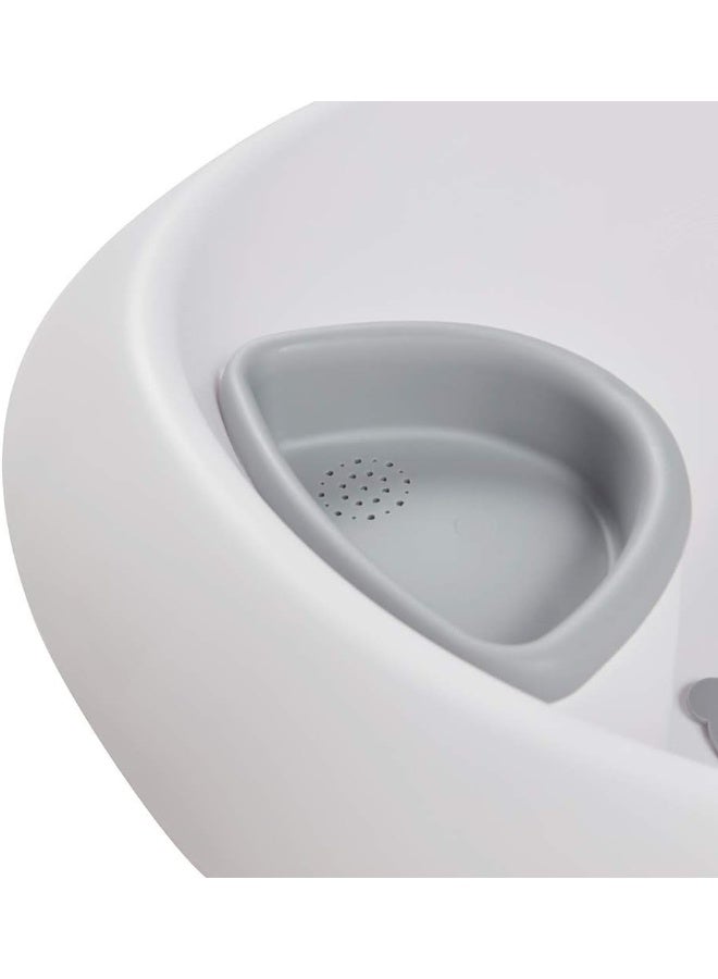 Baby Bath Tub With Plug - White