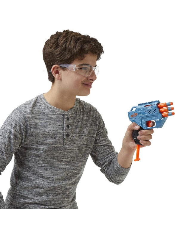 Nerf Elite 2.0 Trio Sd-3 Blaster -- Includes 6 Official Nerf Darts -- 3-Barrel Blasting -- Tactical Rail For Customizing Capability
