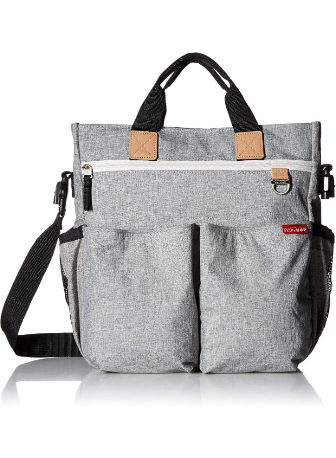 Duo Signature Diaper Bag - Grey Melange