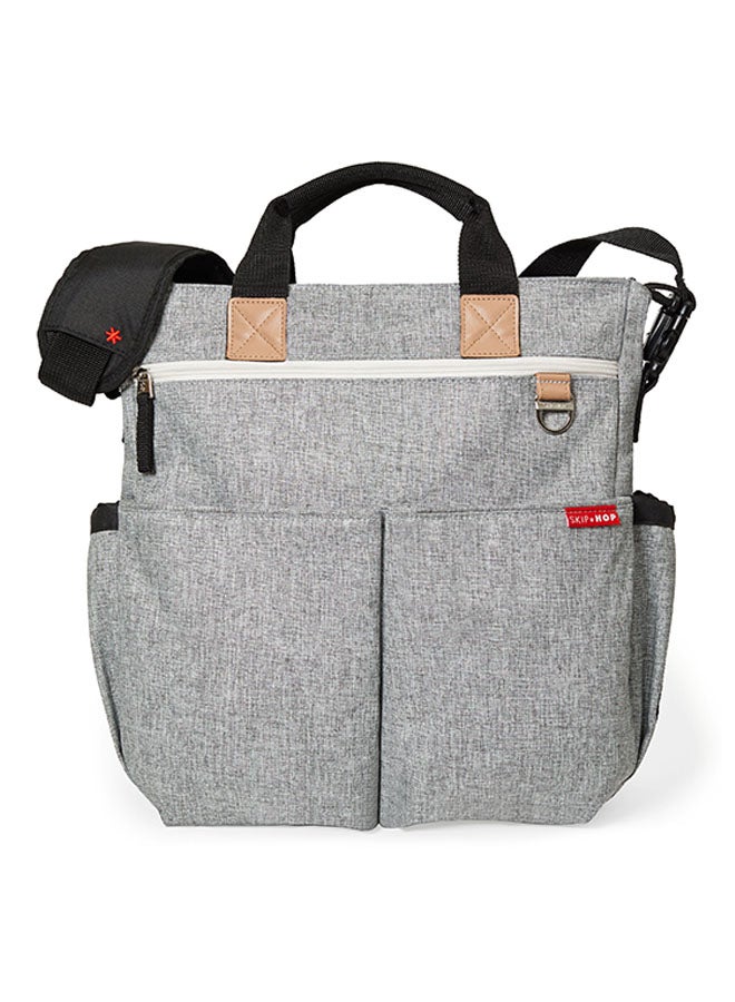 Duo Signature Diaper Bag - Grey Melange