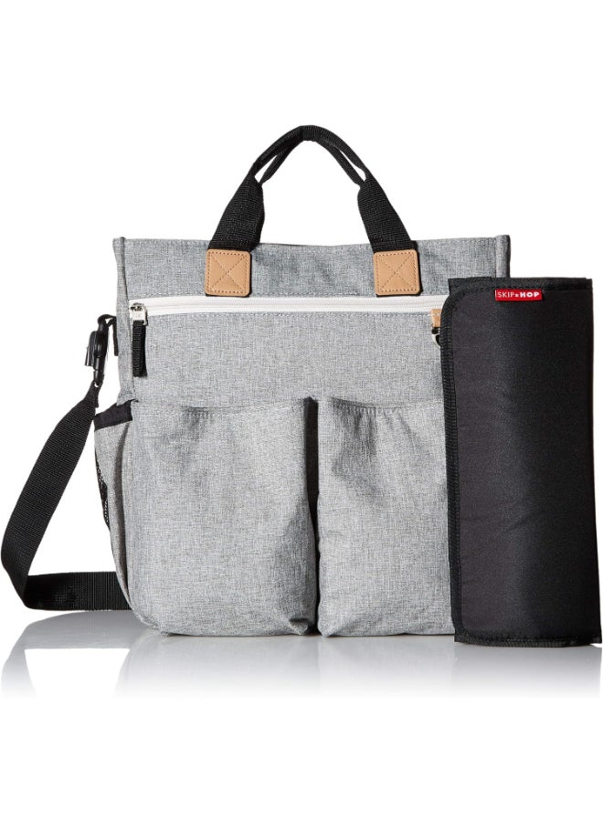 Duo Signature Diaper Bag - Grey Melange