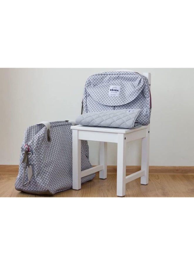 Geneve Ii Baby Changing Bag Diaper For Babies And Newborn Large Capacity Mat Isothermal Lunch Pouch Buggy Attachment System Grey , Corail