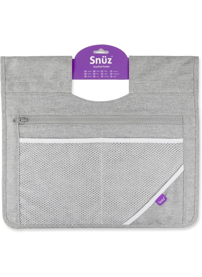 Pod 4 Storage Pocket, Multiple Pockets, Canvas Fabric, Hand Washable, Colour - Grey, Dimension - 36Cm X 40Cm