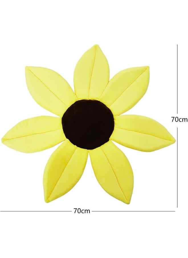 Blooming Flower Baby Bath Mat, Infant Bath Flower Sink ( Diameter 70 CM)