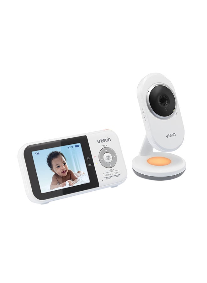 Vm819 Baby Monitor, 2.8 Inch Screen, Night Vision, 2 - Way Audio, Temperature Sensor And Lullabies, Secure Transmission No Wifi