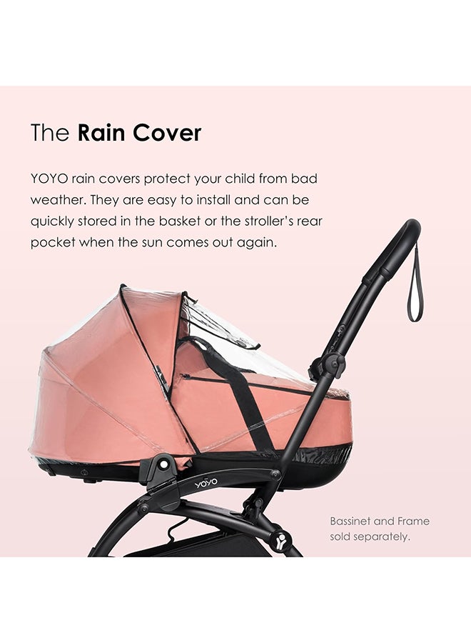 Yoyo Rain Cover For Baby Bassinet Protect Baby From Bad Weather Easy To Install And Store