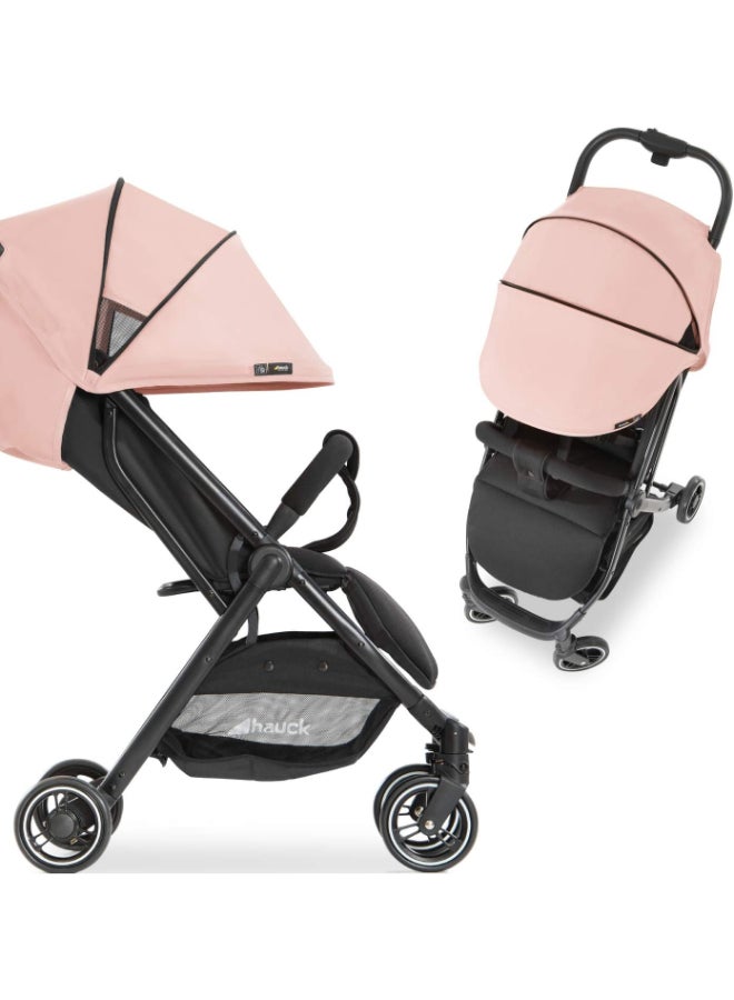 Sun Canopy For Pushchair Swift X, Upf 50 +, 3 Zones With Ventilation Outlets, Individual Summer Look, Easy To Install, Rose