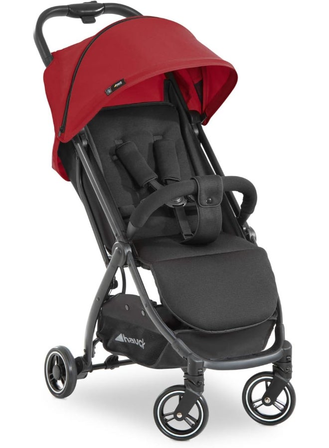 Sun Canopy For Pushchair Swift X, Upf 50 +, 3 Zones With Ventilation Outlets, Individual Summer Look, Easy To Install, Red