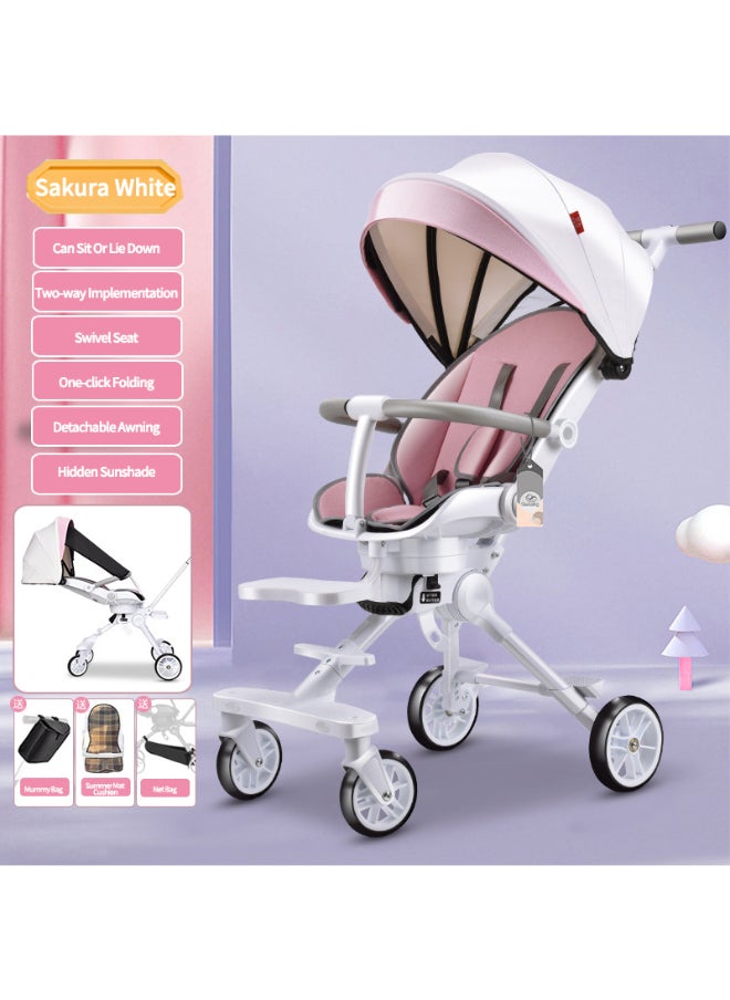Two Way Fast Folding Stroller With Breathable Cushion