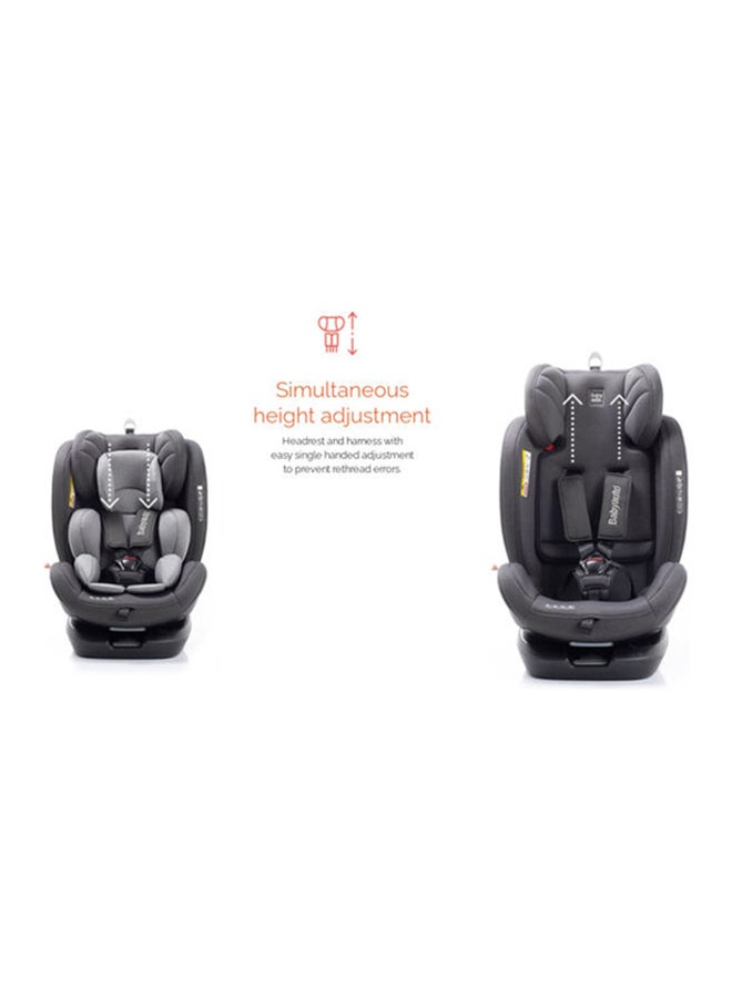 Revolta 360 Degree Rotating And Reclining Baby Car Seat, From Birth To 12 Years, From 0 - 36 Kg Group 0,1,2,3 - Grey Melange