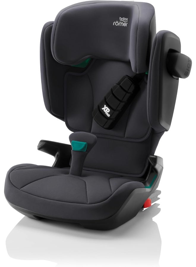 Kidfix I - Size3.5 Years To 12 Years Forward Facing Pad Equipped Secureguard Protection German Design Award Winner 2024Made In Germany Storm Grey