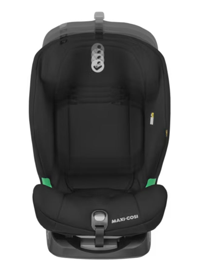 Titan i-Size Infant Car Seat, G-CELL Side Impact Protection, 5 Recline Positions, Adjustable Headrest, 15 Months to 12 Years, Authentic Black, 2 Year Warranty