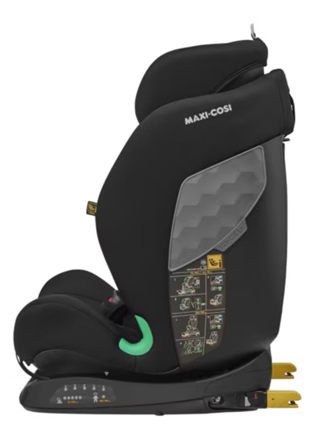 Titan i-Size Infant Car Seat, G-CELL Side Impact Protection, 5 Recline Positions, Adjustable Headrest, 15 Months to 12 Years, Authentic Black, 2 Year Warranty