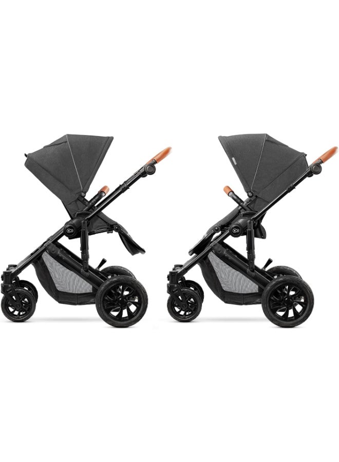 3 In 1 Prime Stroller With Accessories - Black