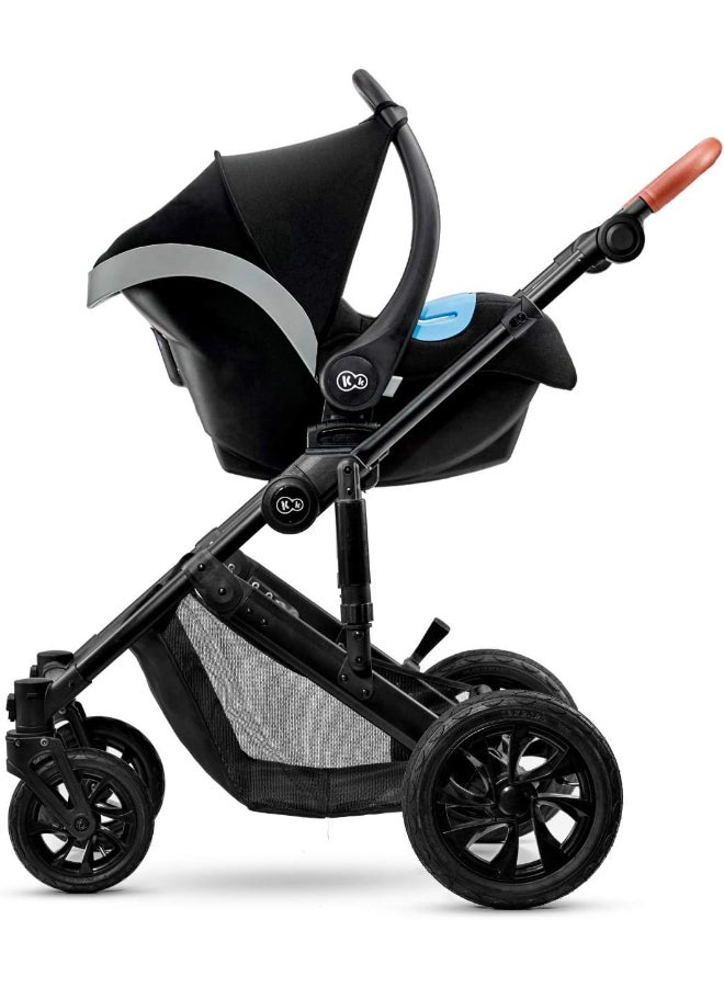 3 In 1 Prime Stroller With Accessories - Black