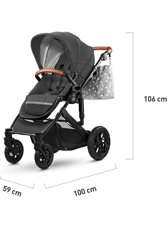 3 In 1 Prime Stroller With Accessories - Black