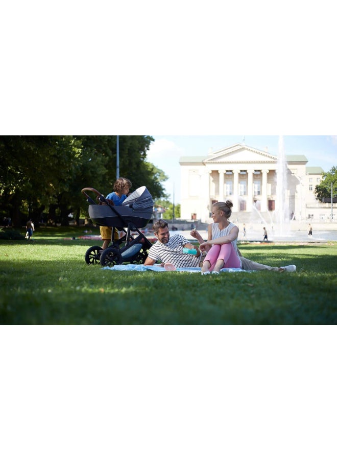 3 In 1 Prime Stroller With Accessories - Black