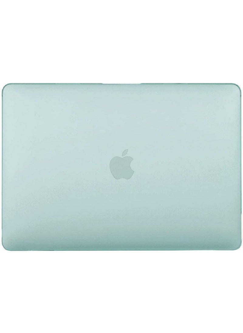 Plastic Hard Shell Case Cover Compatible with MacBook Air 13-Inch with Retina Display & Touch ID, Model:- M1 A2337/A2179/A1932 Release 2022/2021/2020/2019/2018, Mint Green