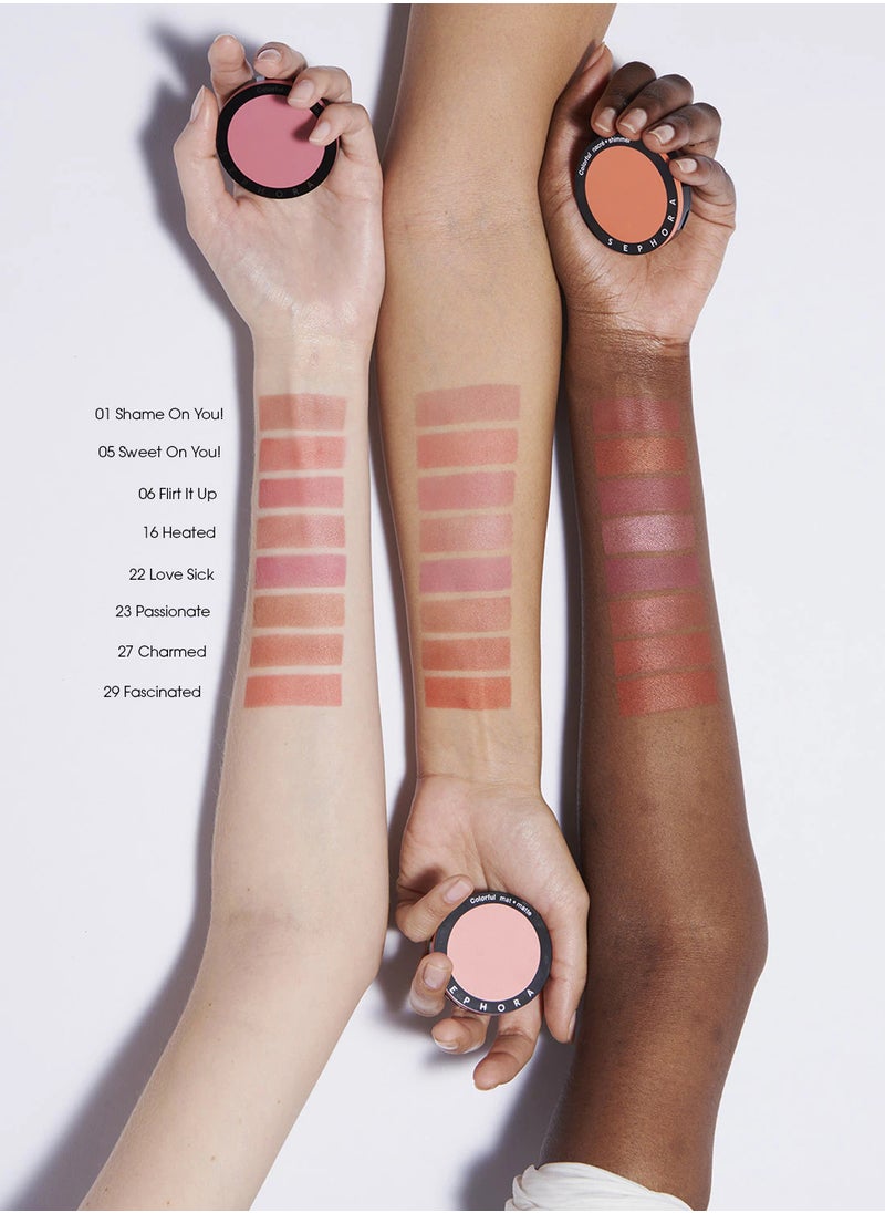 SEPHORA COLLECTION Colorful Blush 29 Fascinated - intense tangerine 3.5g