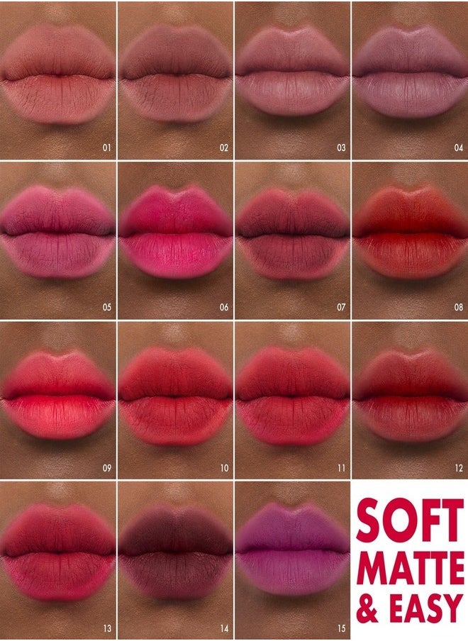 Sephora Collection Soft Matte & Easy - Smooth Matte Lip Color 3 Simple As That (4.5ml)