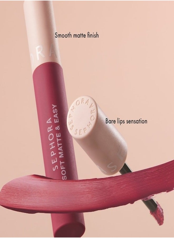 Sephora Collection Soft Matte & Easy - Smooth Matte Lip Color 13 Keep It Casual (4.5ml)