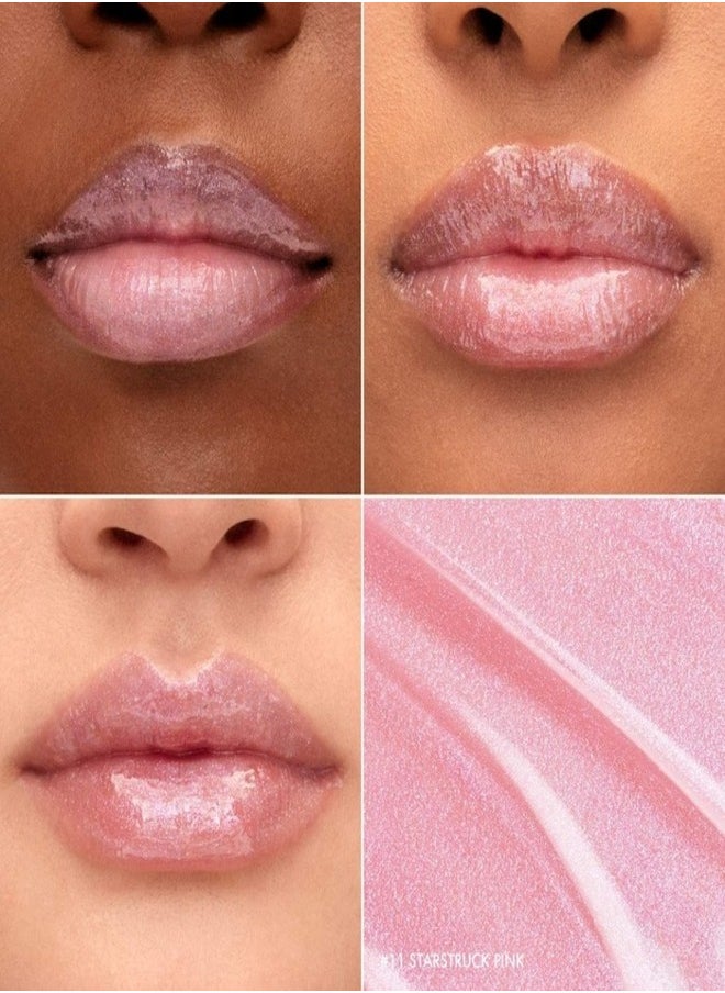 SEPHORA COLLECTION Outrageous plump effect gloss 11 Starstruck Pink - shimmer baby pink