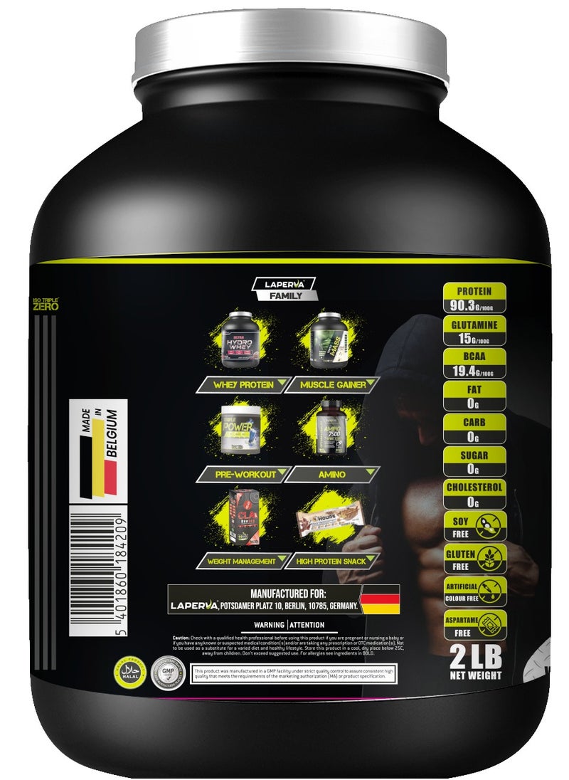 Laperva Iso Triple Zero Whey Protein Isolate Next Generation, Zero sugar ,Zero  carb and Zero Fat, Choco Surprise Flavor, 2 Lbs