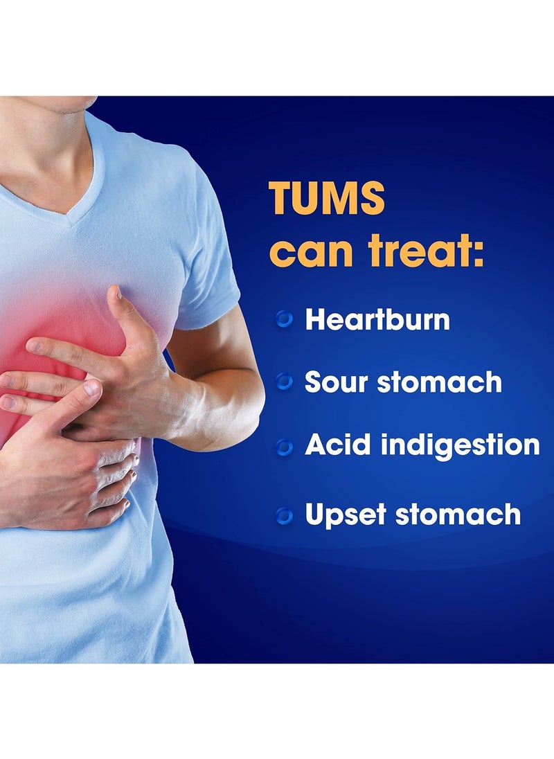 Tums + Gas Relief - Lemon & Strawberry, 28 Chewable Tablets