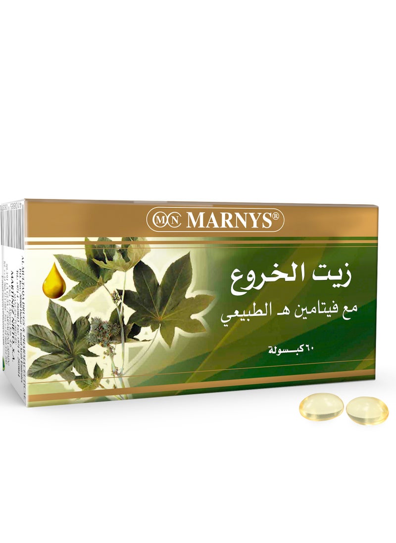 Marnys Castor Oil - 60 Caps