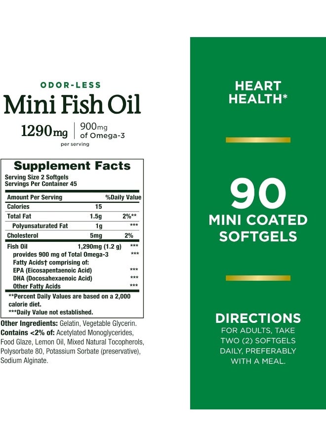 Mini Fish Oil - 90 Softgels