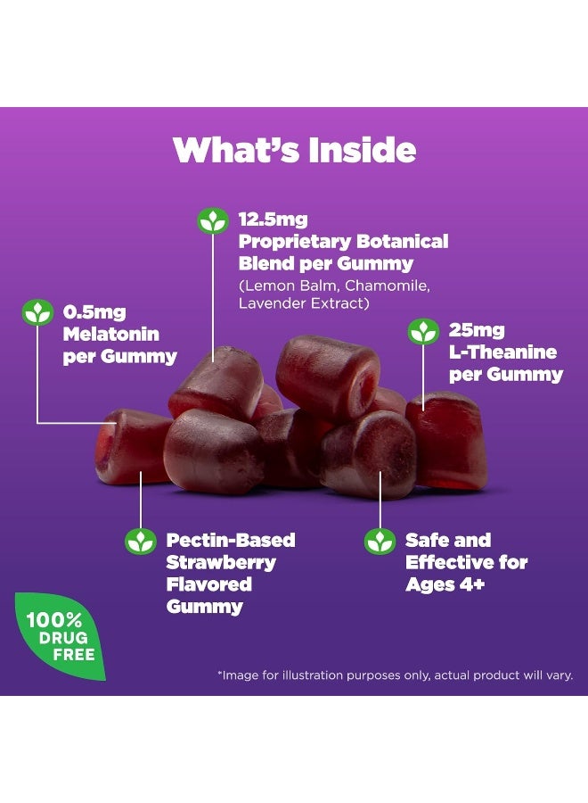 Sleep+ Calm, Melatonin + L-Theanine, 60 Gummies Packaging May Vary