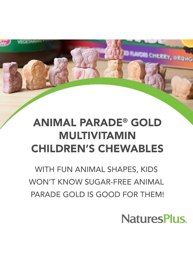 Cherry Flavoured Animal Parade Gold Chewable 120 Animal shaped Tablets