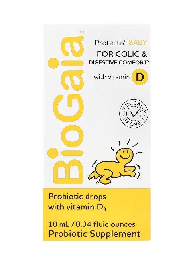 Protectis Baby, Probiotic Drops with Vitamin D3, 0.34 fl oz (10 ml)