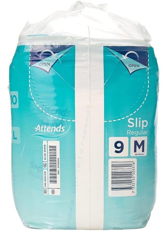 Slip Regular 9 Medium, 28 Pieces