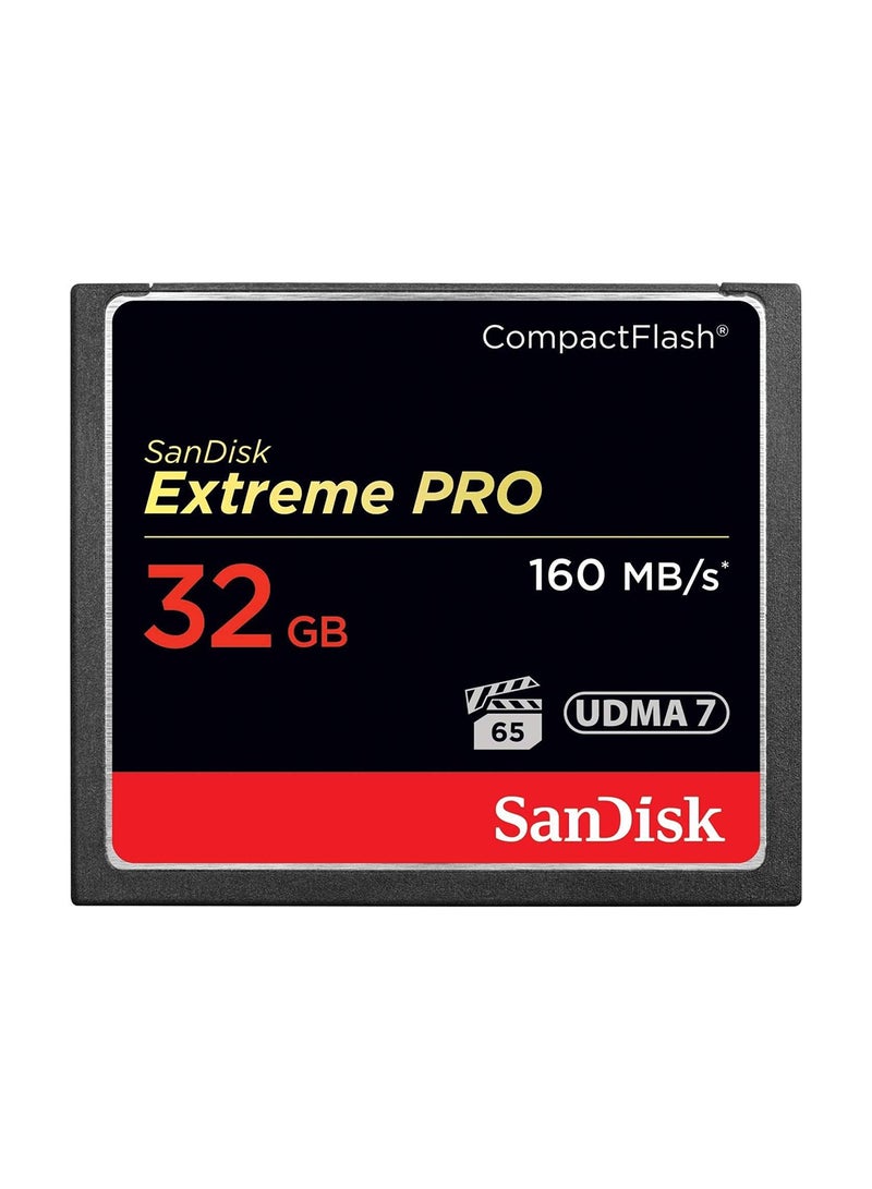 Extreme PRO CF 160MB/s 32 GB VPG 65, UDMA 7 32 GB