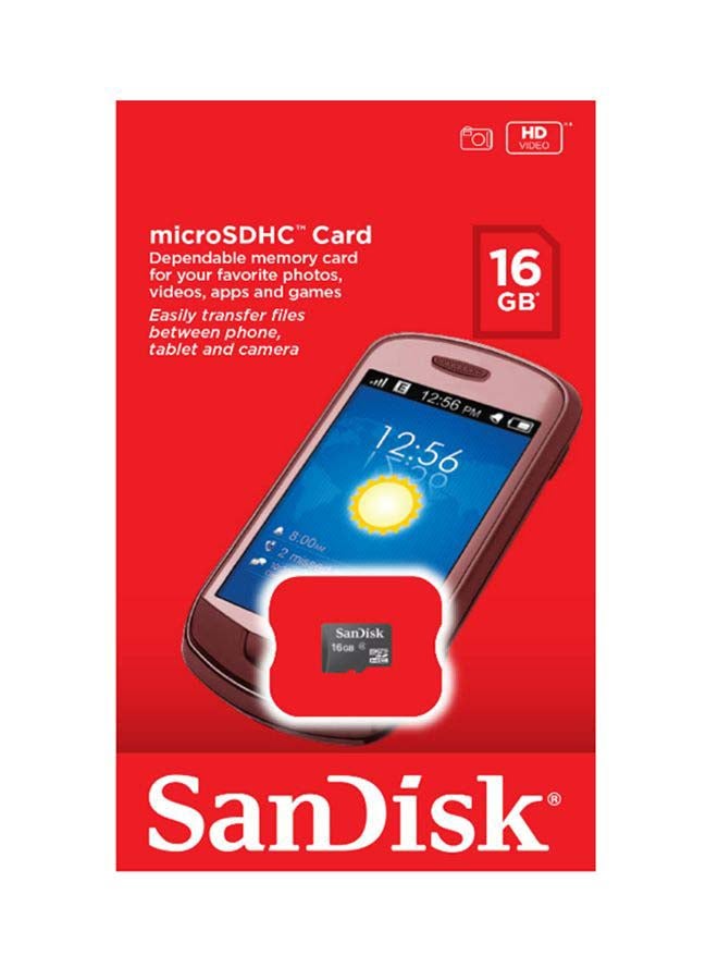 MicroSDHC Card 16 GB