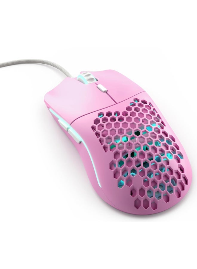 Model O-Minus Wired Gaming Mouse - RGB 58g Lightweight Gaming Mouse - Pixart PMW-3360 Sensor - Limited Edition - PINK FORGE