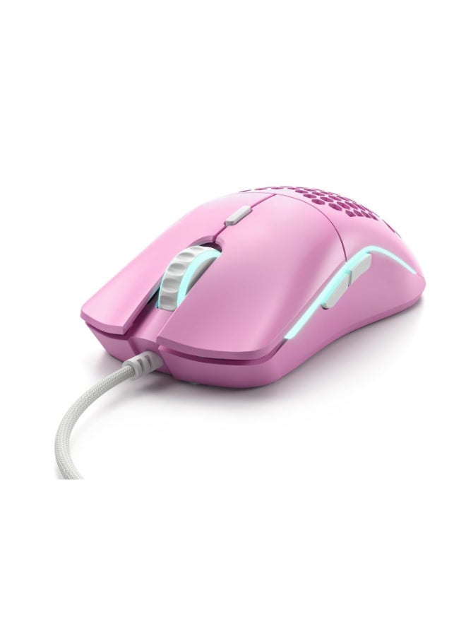 Model O-Minus Wired Gaming Mouse - RGB 58g Lightweight Gaming Mouse - Pixart PMW-3360 Sensor - Limited Edition - PINK FORGE