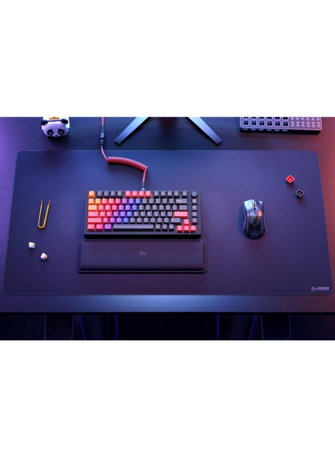 Glorious GPBT Celestial Fire Keycaps - Premium Cherry-Profile 114 Keys Set with Orange & Red Gradient Design - Durable, Readable, Compatible with GMMK Models & Standard Keyboards