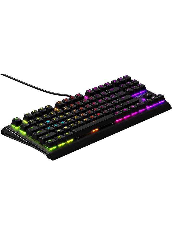 SteelSeries Apex M750 TKL RGB Tenkeyless Mechanical Gaming Keyboard - Aluminum Frame - RGB LED Backlit - Linear & Quiet Switch - Discord Notifications