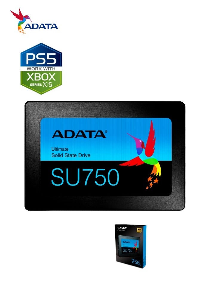 SU750 256GB SSD Internal Solid State Drive for Laptop and Desktop PC PS5 XBOX 2.5''