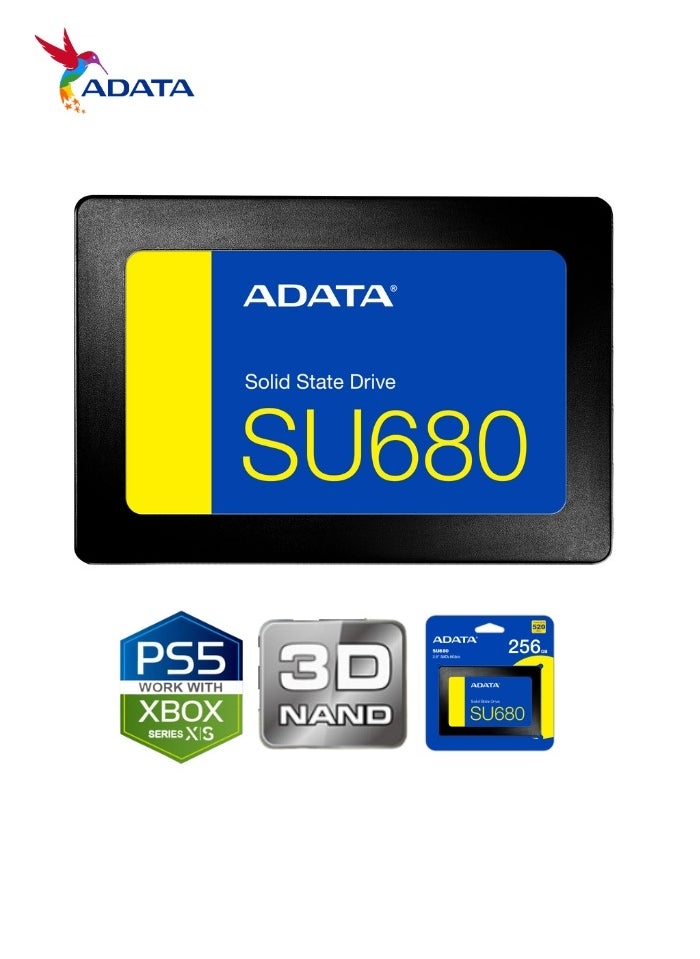 Ultimate SU680 256GB Fastest SSD Internal Solid State Drive for Laptop Desktop PS5 XBOX