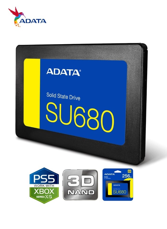 Ultimate SU680 256GB Fastest SSD Internal Solid State Drive for Laptop Desktop PS5 XBOX