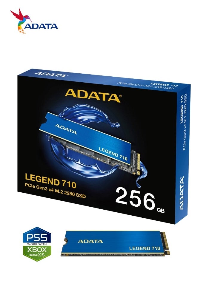 LEGEND 710 256GB SSD Nvme Solid-State Drive for Laptop Desktop PS5 XBOX | PCIe Gen3 x4 M.2 2280
