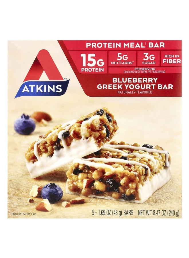 Pack Of 5 Blueberry Greek Yogurt Bar