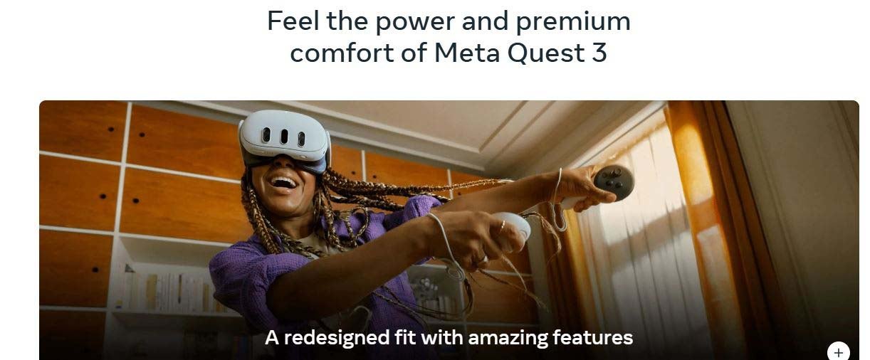 Quest 3 Advanced All-In-One VR Headset 512GB White