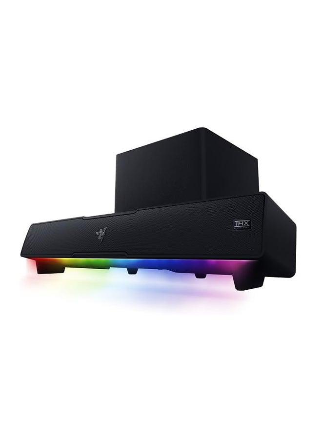 Leviathan V2 PC Gaming Soundbar with Subwoofer - Black