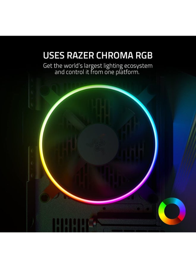 Kunai Hydraulic 120MM aRGB PC Fan: Quiet, Powerful aRGB Fan - PWM Fan Controller Support - Powered by Razer Chroma RGB - 1 Fan